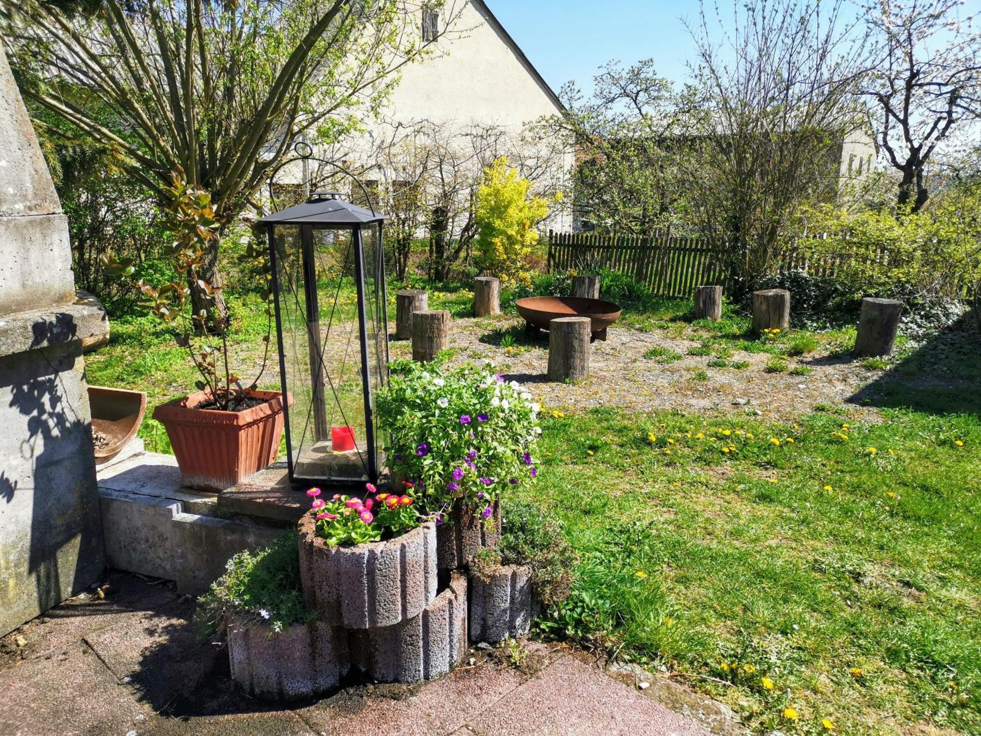 Ferienhaus Vom Bahratal Hausen  Bagian luar foto