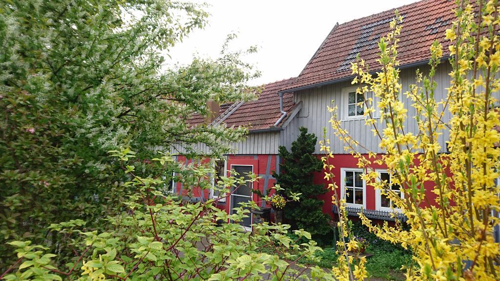 Ferienhaus Vom Bahratal Hausen  Bagian luar foto