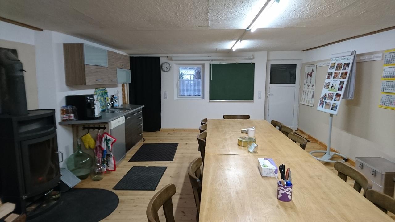 Ferienhaus Vom Bahratal Hausen  Bagian luar foto