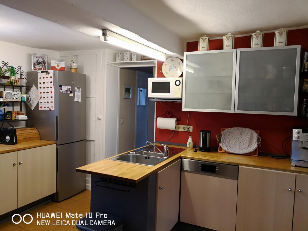 Ferienhaus Vom Bahratal Hausen  Bagian luar foto