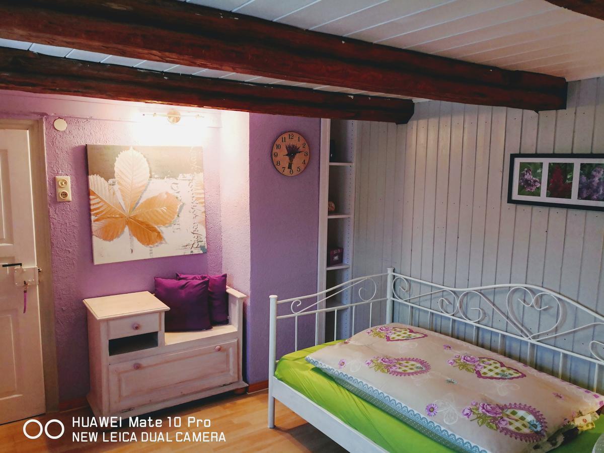 Ferienhaus Vom Bahratal Hausen  Bagian luar foto